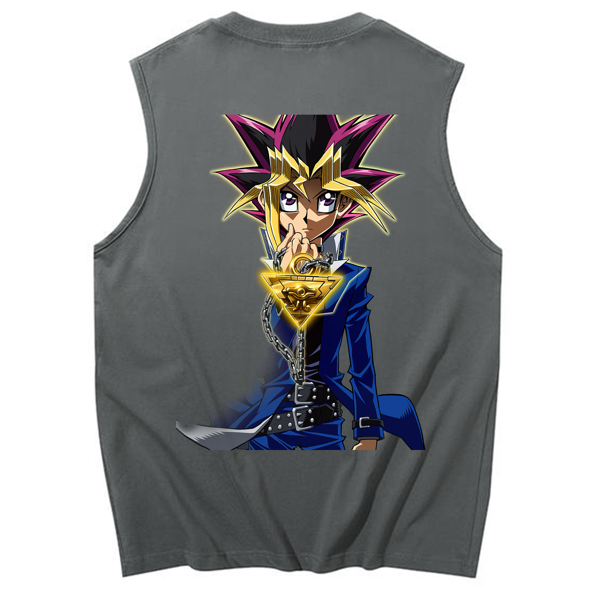 （画像用） 遊☆戯☆王 Yu-Gi-Oh! コットン100％タンクトップ（背面プリント）
